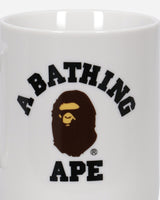 A Bathing Ape College Pottery Mug M White Tableware Mugs and Glasses 1K80193016 WHITE