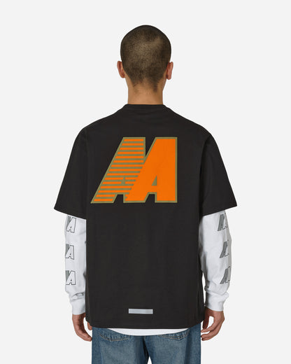 Automobili Amos Amos T-Shirt Black/Orange T-Shirts Shortsleeve C1AATS01 BLACKORANGE