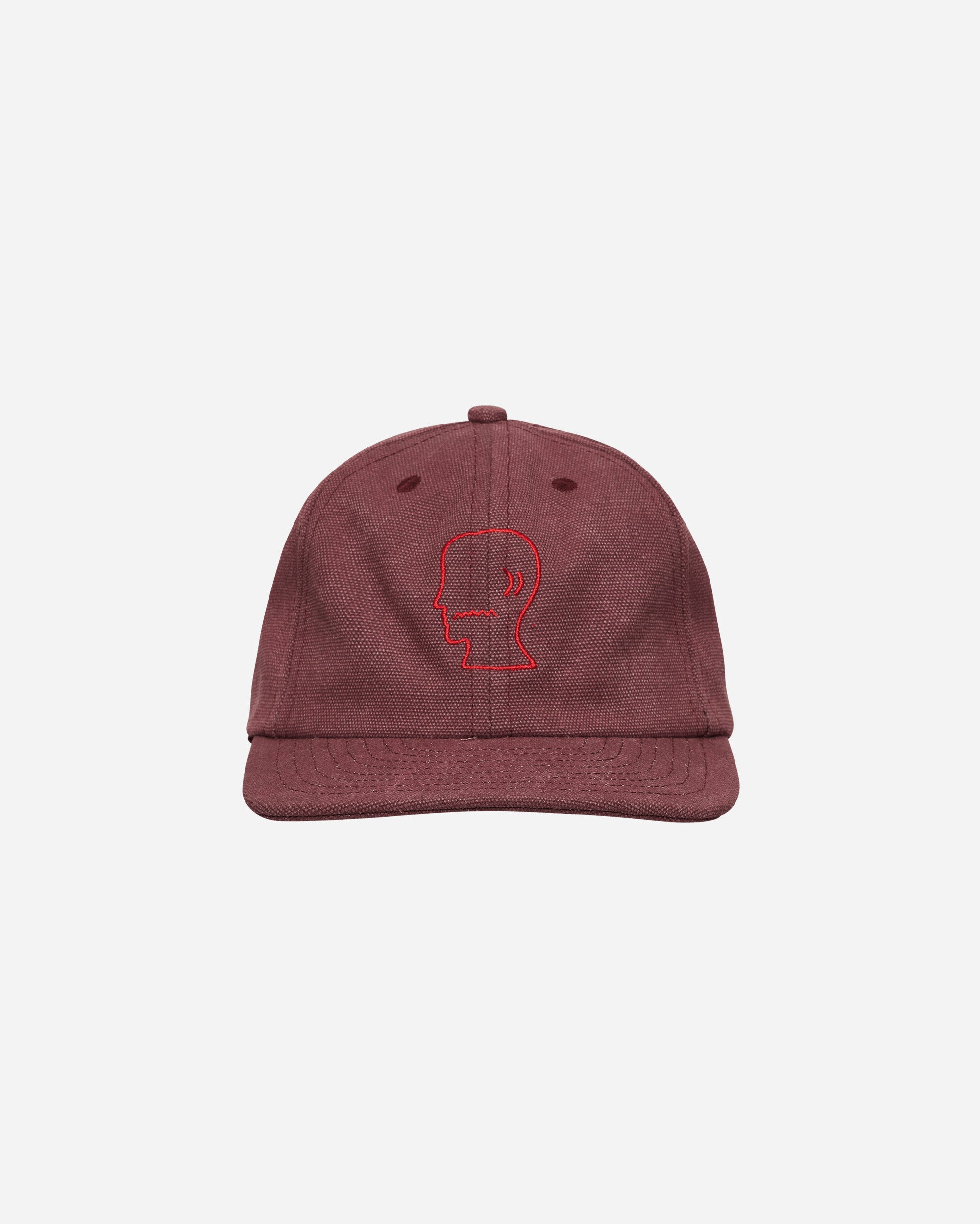 Brain Dead Washed Twill Logohead Hat Raspberry Hats Caps H01003922 RASP