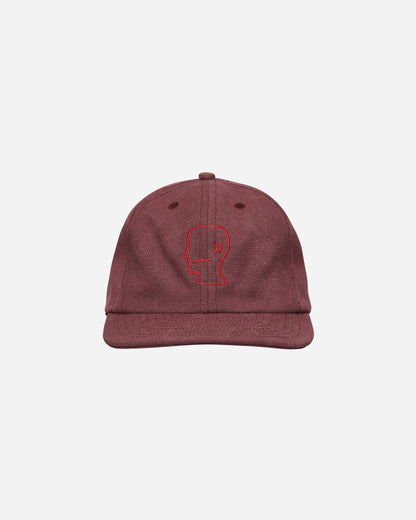 Brain Dead Washed Twill Logohead Hat Raspberry Hats Caps H01003922 RASP