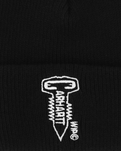 Carhartt WIP Screw Beanie Black Hats Beanies I033875 89XX