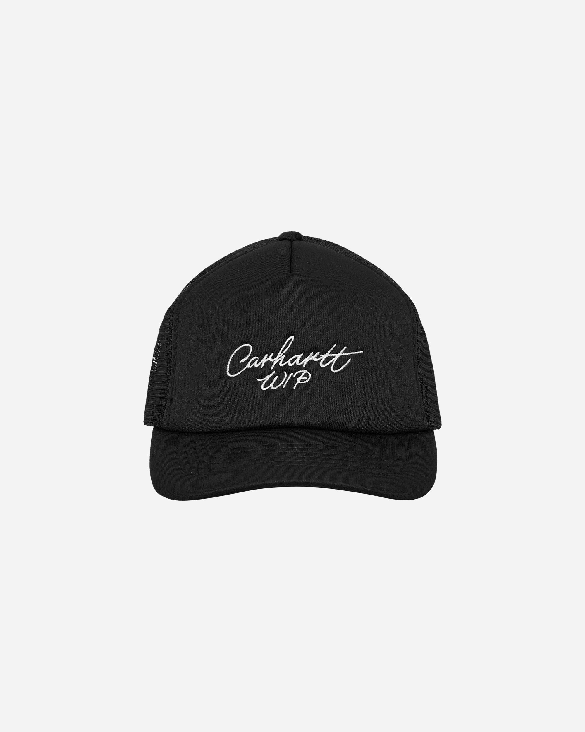 Carhartt WIP Signature Trucker Cap Black/White Hats Caps I034024 0D2XX