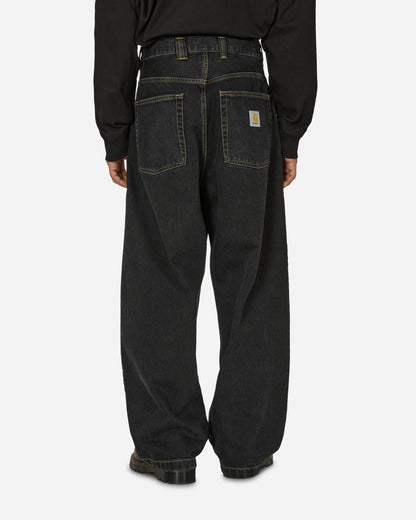 Carhartt WIP Brandon Pant Black Stone Washed Pants Denim I031246W 8906