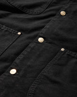 Carhartt WIP Og Chore Coat Black/Black Aged Canvas Coats and Jackets Jackets I027357 00E3K