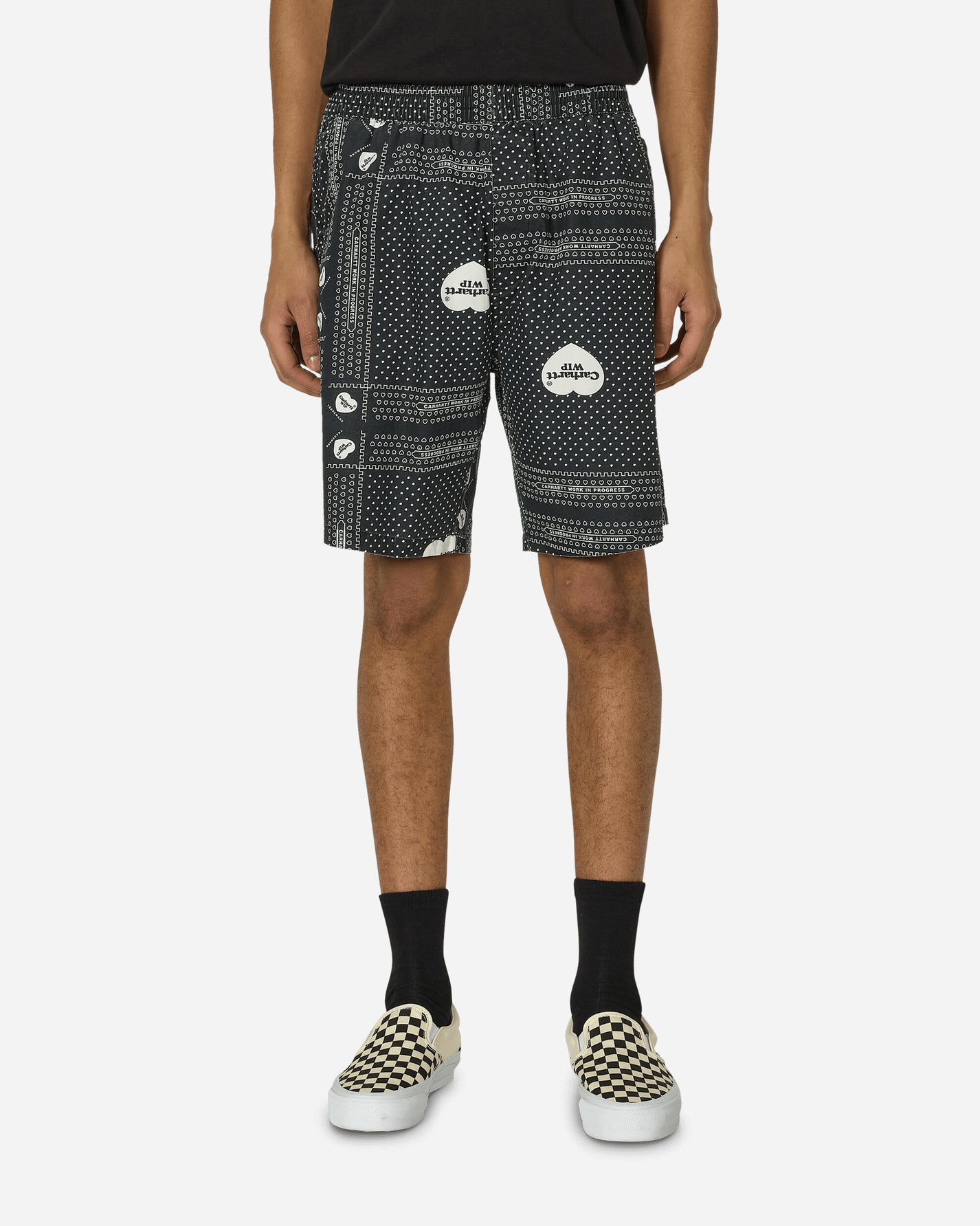 Carhartt WIP Heart Bandana Short Black  Shorts Short I033076 24MXX