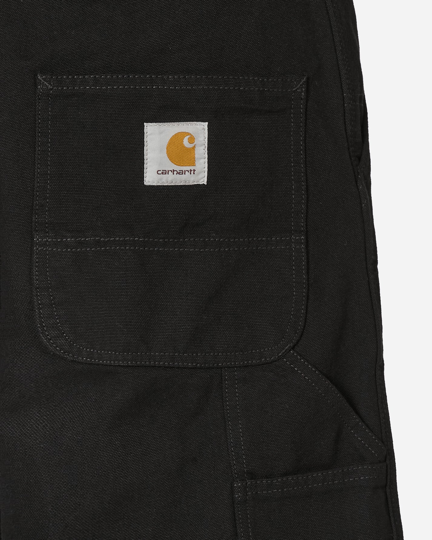 Carhartt WIP Single Knee Short Black Rinsed Shorts Short I027942 8902