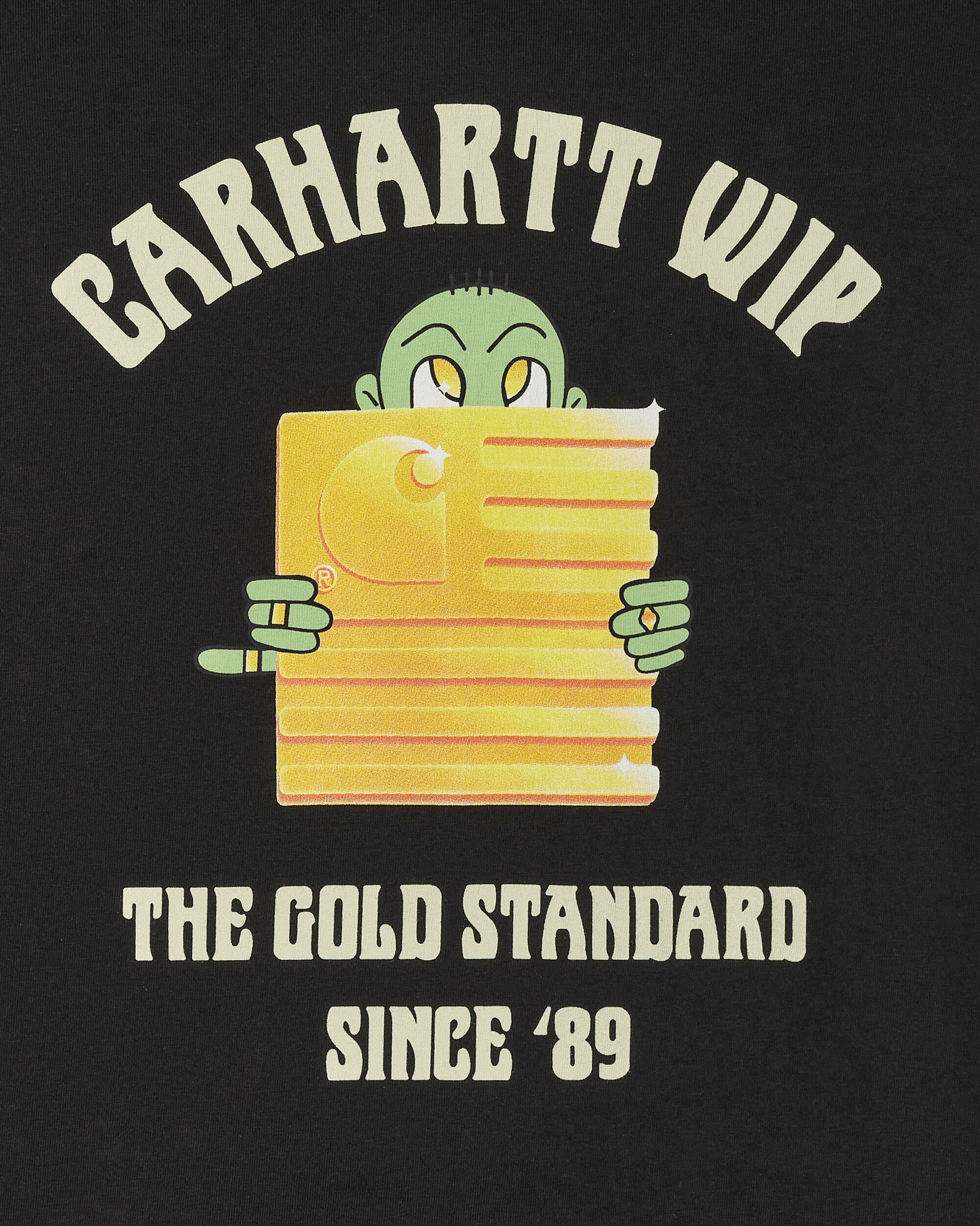 Carhartt WIP S/S Gold Standard T-Shirt Black T-Shirts Shortsleeve I033250 89XX