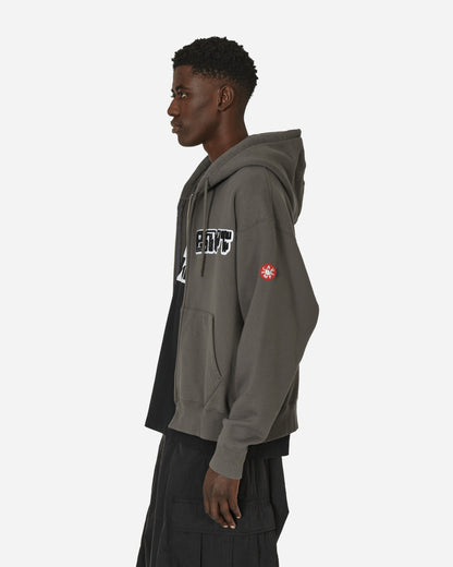 Cav Empt Cav Empt Embroidery Zip Hoody Charcoal Sweatshirts Hoodies CES25CS05 CHCL