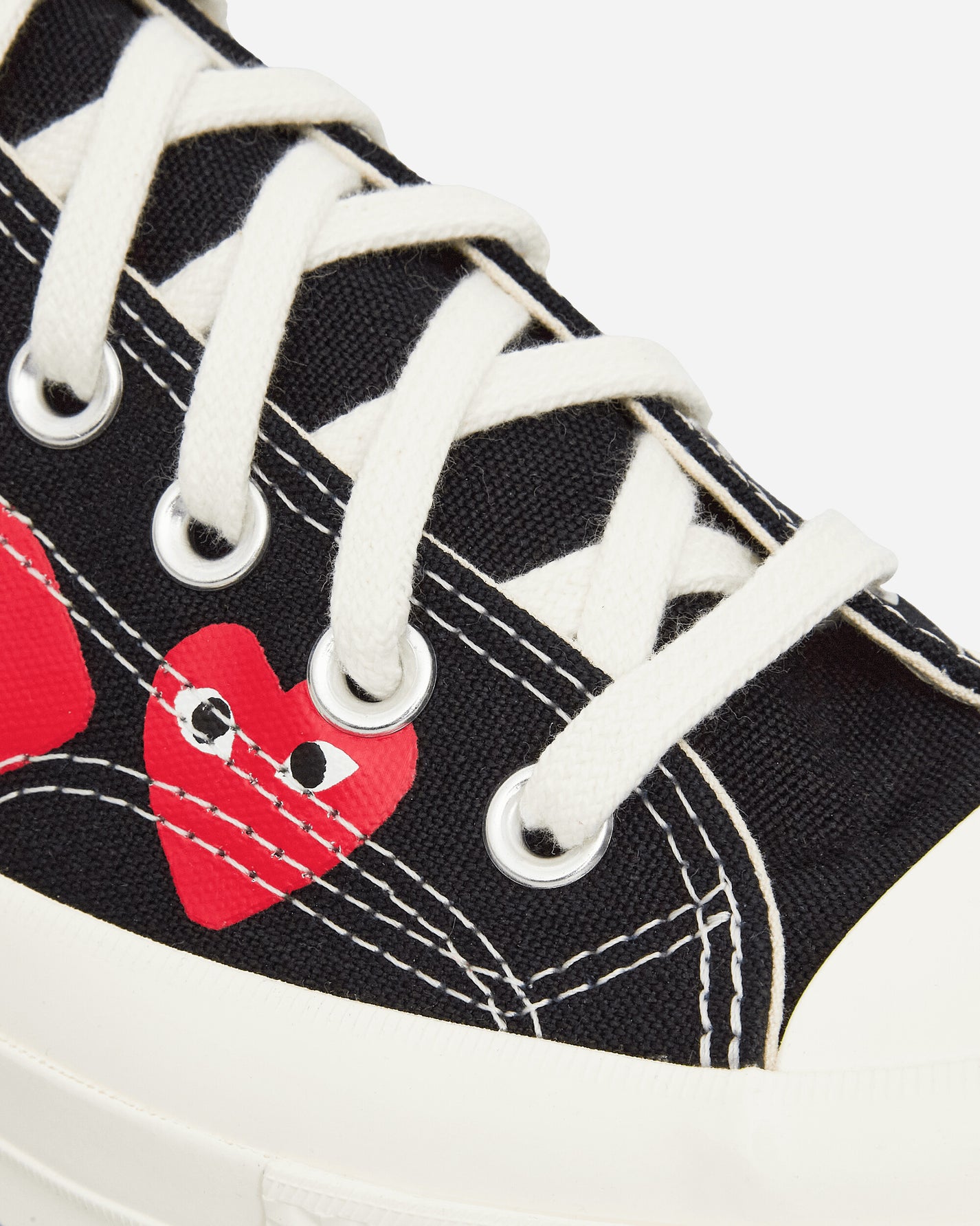 Comme Des Garçons Play Converse Multi Heart Ct70 Low Top BLACK Sneakers Low P1K126 1