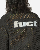 FUCT Drop Stitch Cardigan + Screen Print Dark Grey Knitwears Cardigans TBMW015YA03 GRY0003