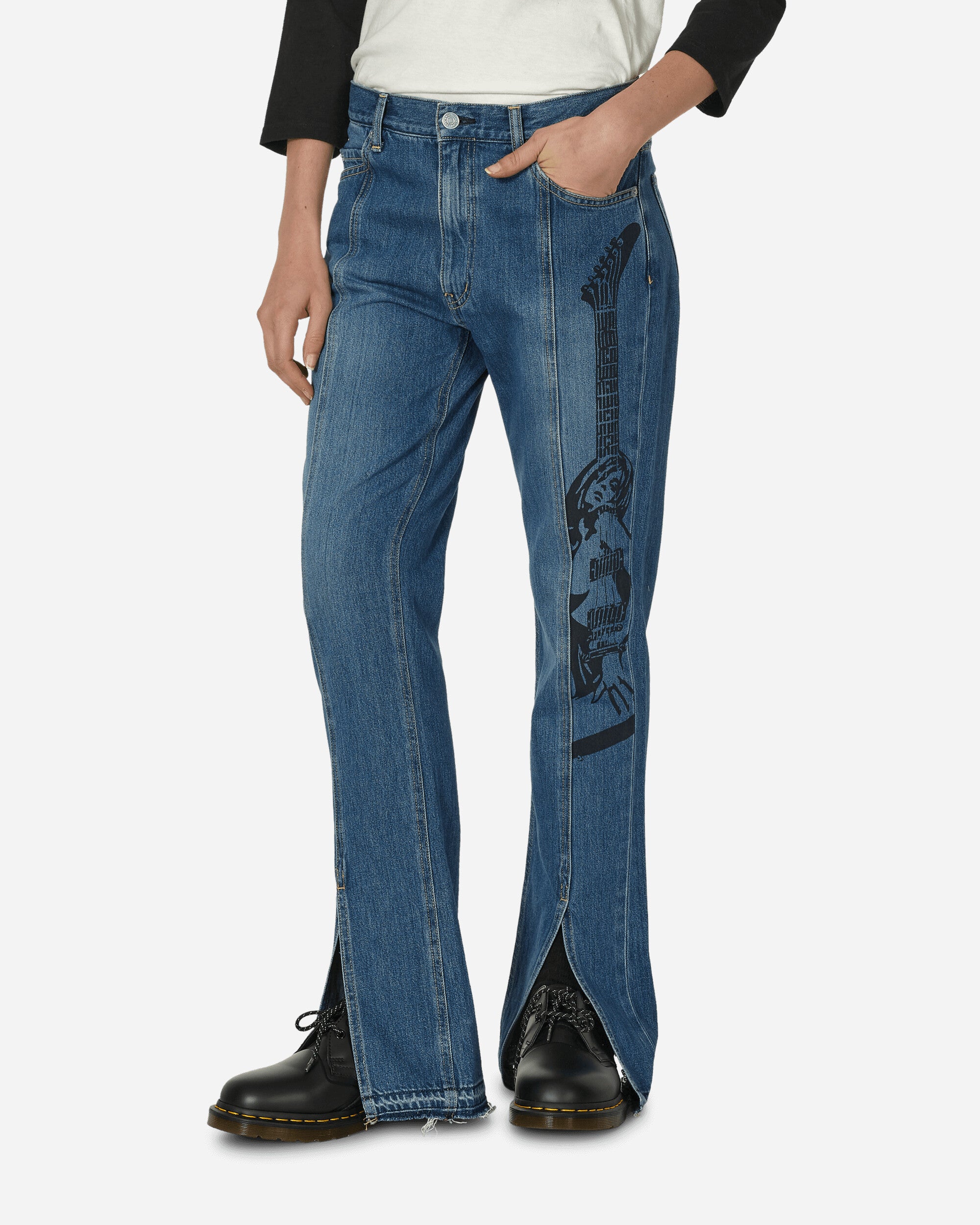 Hysteric Glamour Wmns Guitar Girl Jeans Indigo Pants Denim 01233AP01 INDIGO