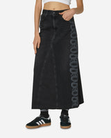 Hysteric Glamour Wmns Skirt Snake Loop Black Skirts Denim Skirts 01233AK01 96