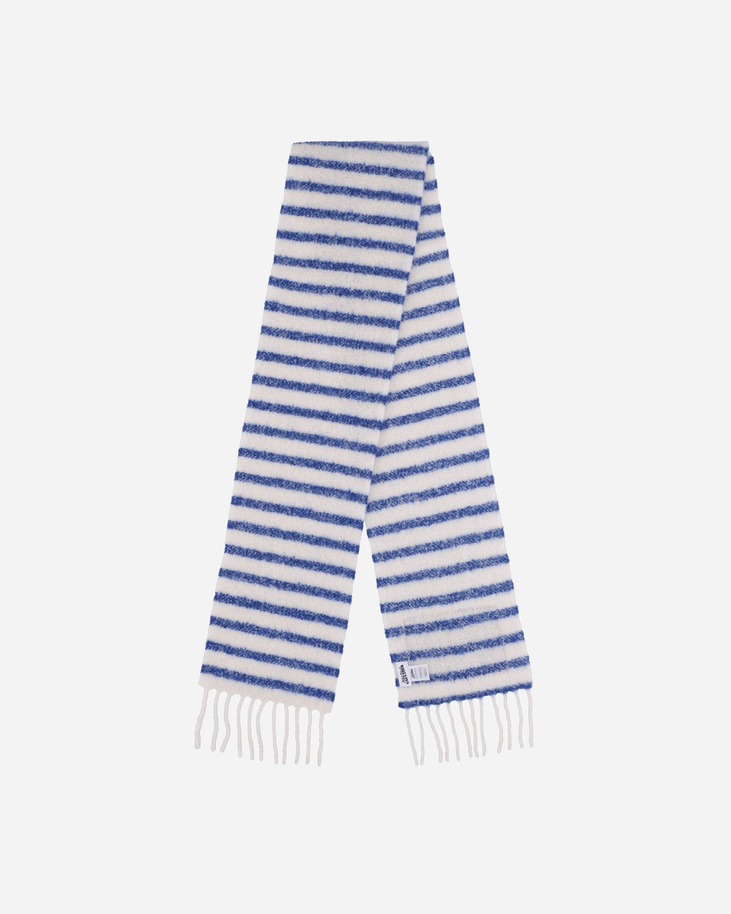 Jean Paul Gaultier Wmns Mohair Scarf White-Blue Gloves and Scarves Scarves and Warmneck EC037P-C548 0150