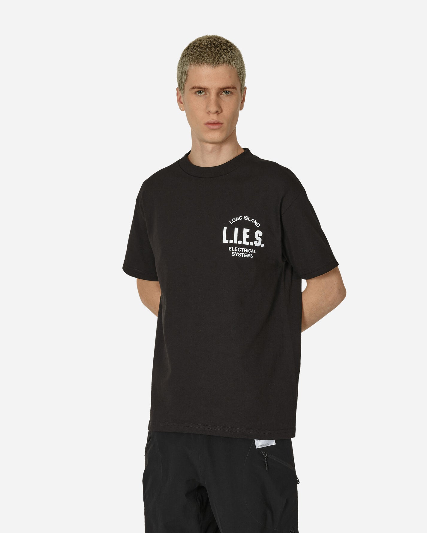 L.I.E.S. Records Classic Logo S/S T-Shirt Black T-Shirts Shortsleeve LIEST-002 002