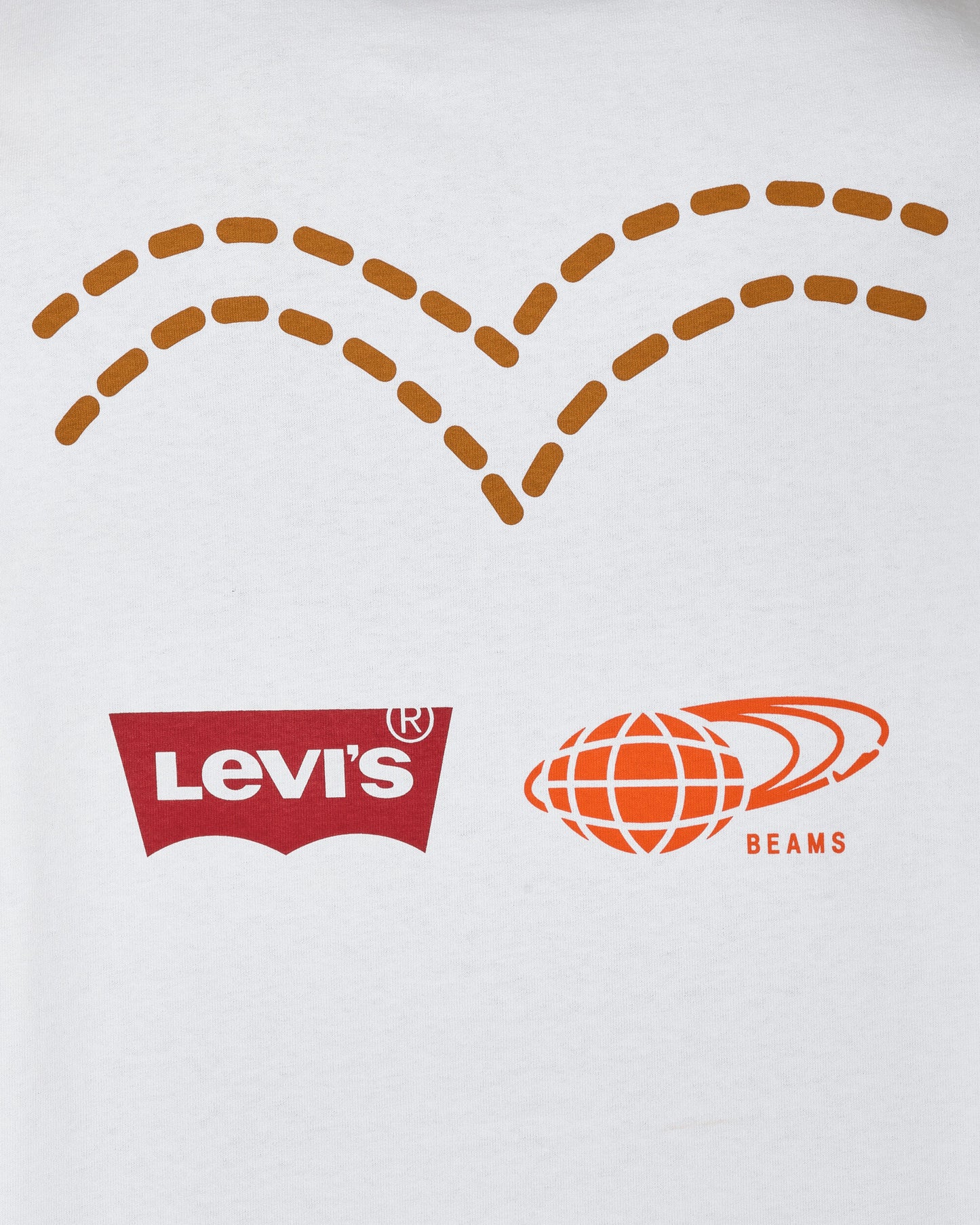Levi's Levi X Beams Stay Loose Tee Wht Multi T-Shirts Shortsleeve A8425-0000 WHTMULTI