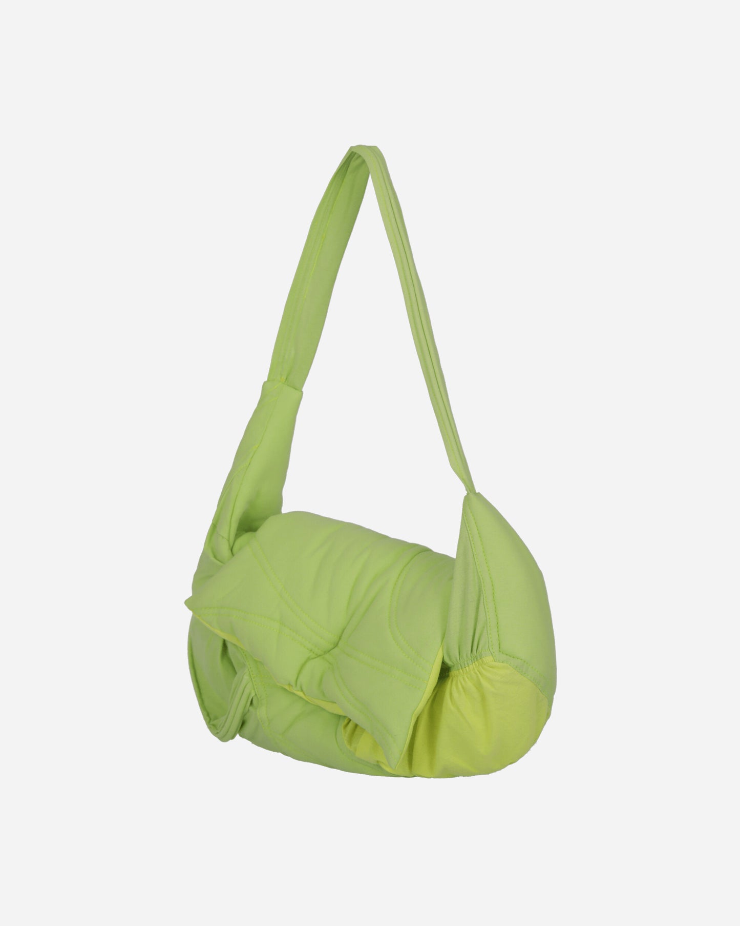 Mainline:RUS/Fr.CA/DE Wmns Jersey Pillow Bag Neon Green And Yellow Bags and Backpacks Shoulder Bags AW24PILLO PILLOWGY