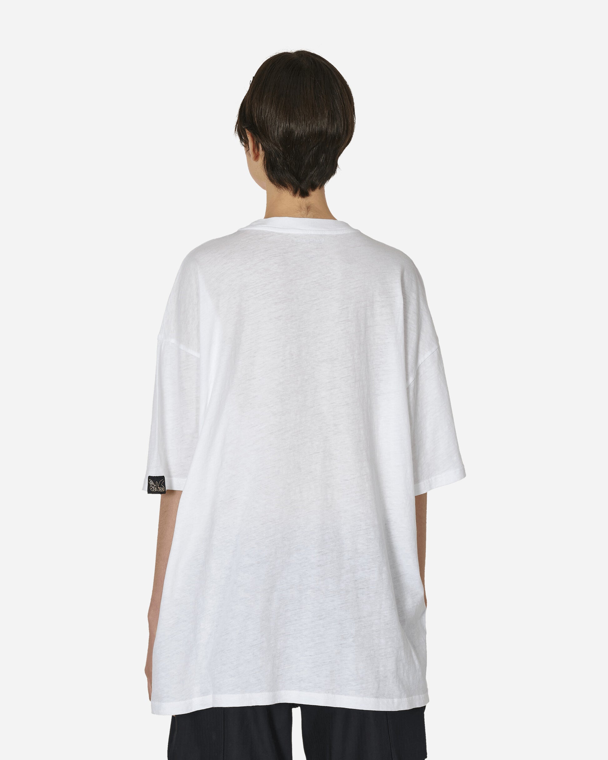 Martine Rose Wmns Oversized Ss T-Shirt White/Hanging T-Shirts Shortsleeve MRSS24-621B WHIHAN