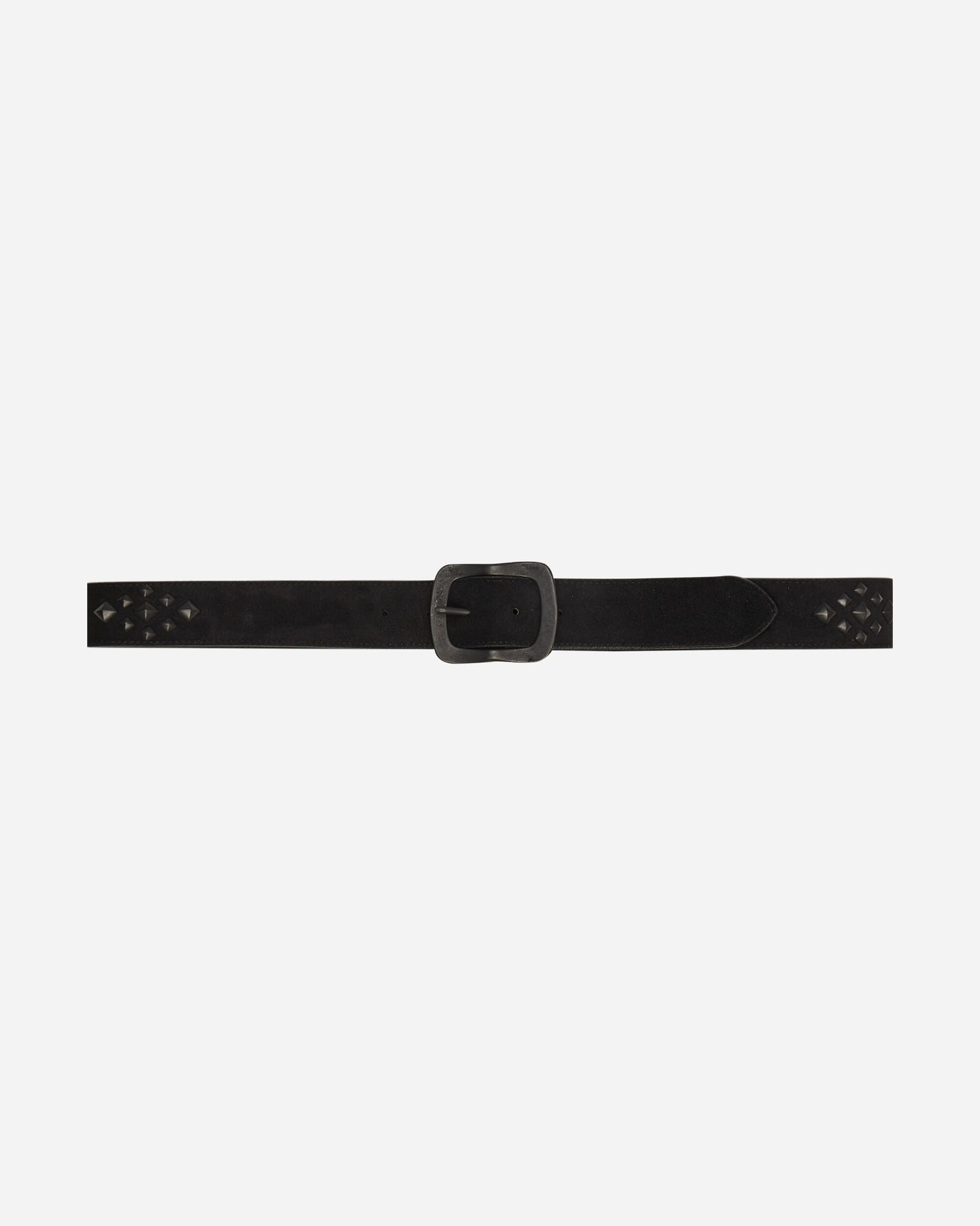 Needles Square Studs Belt - Suede Lthr. Black Belts Belt OT037 B