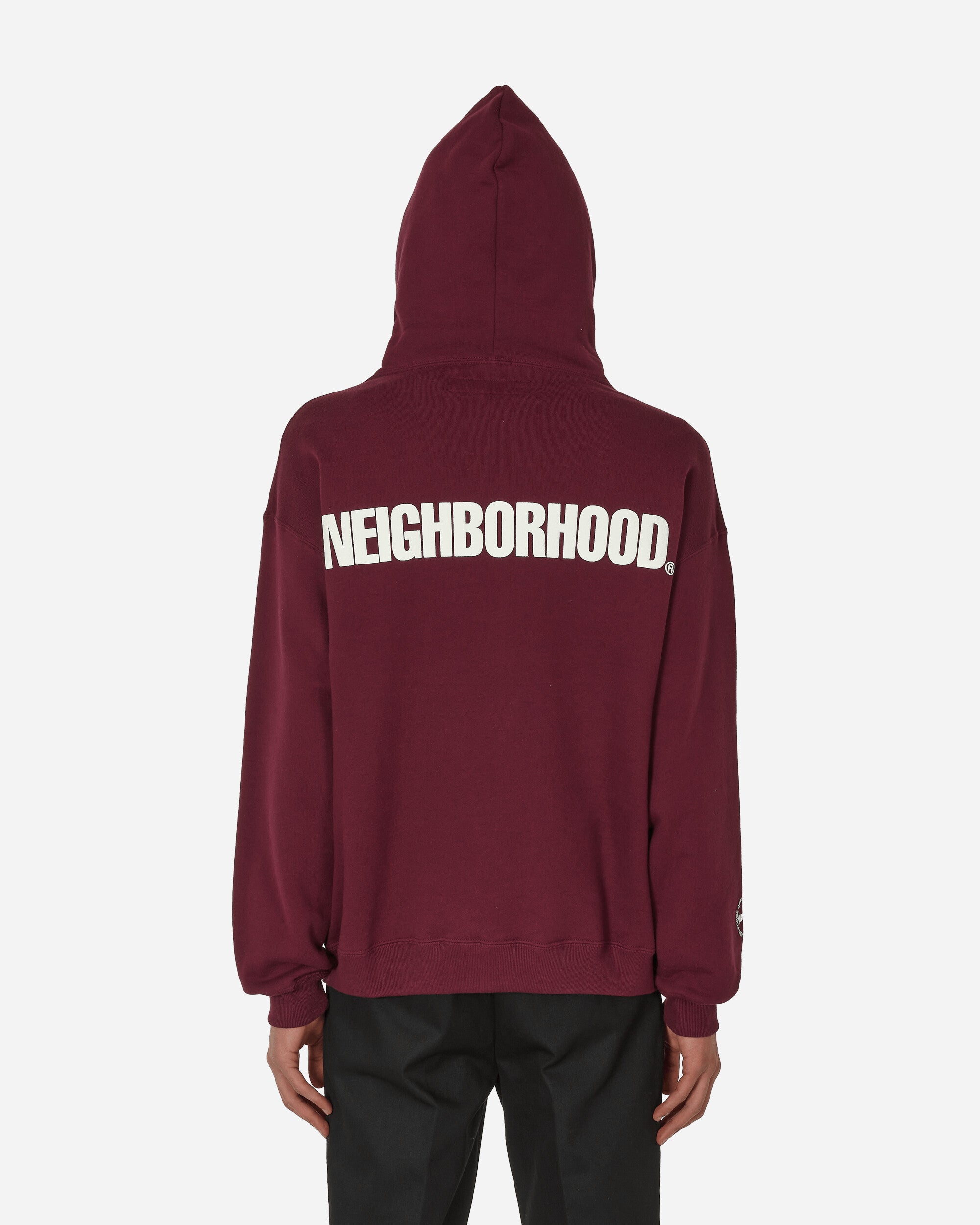 Neighborhood Nh × Major Force . Sweatparka Ls Burgundy Sweatshirts Hoodies 232UWMFN-CM02S BU