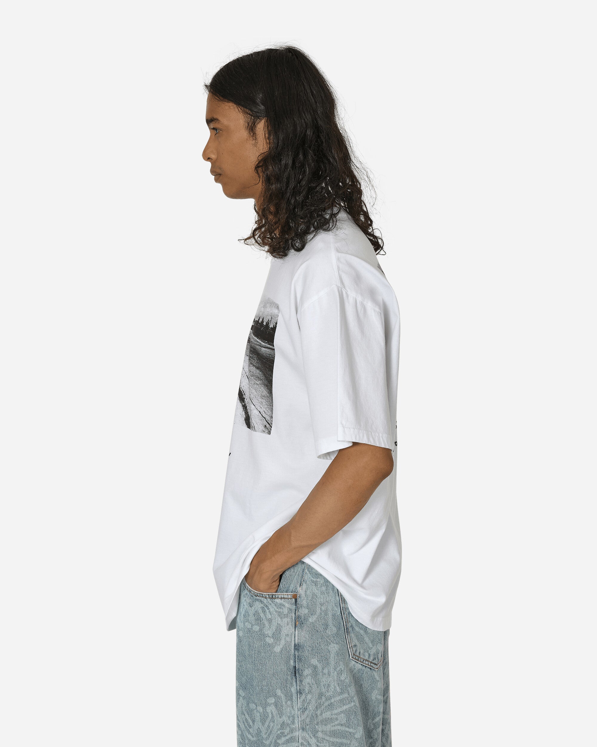 Neighborhood Nh X Osamu Nagahama . Tee Ss-4 White T-Shirts Shortsleeve 241PCNON-ST04 WH