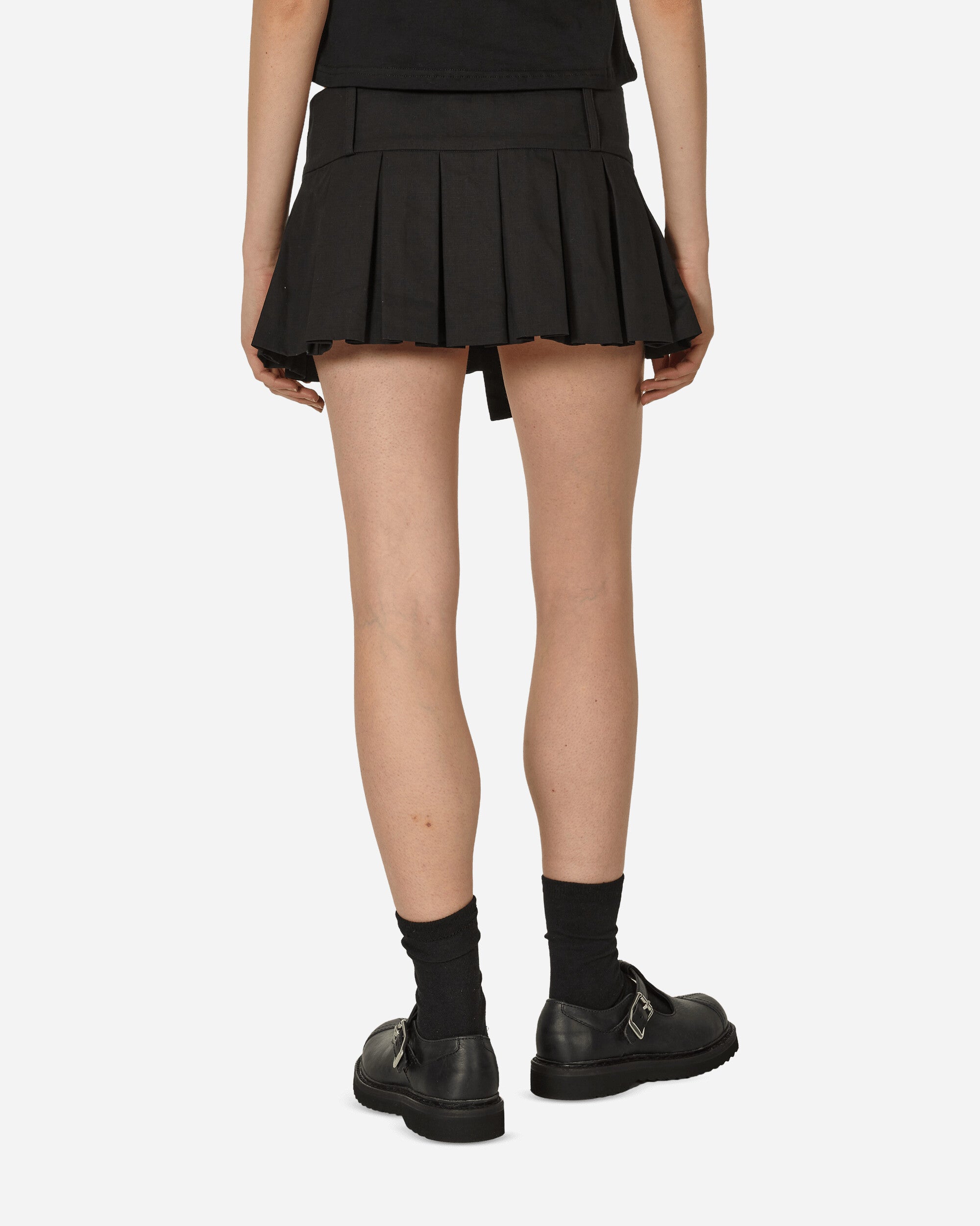 Nii Hai Wmns Overpacker Skirt In Black Black Skirts Mini SKRT-OVRPK BLK