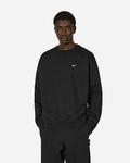 Nike M Nk Solo Swsh Flc Crw Black/White Coats and Jackets Fleece Jackets DX1361-010
