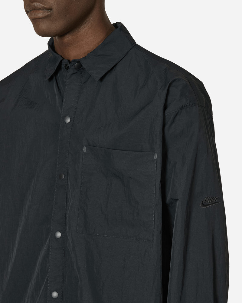 Nike M Nsw Tp Wvn Ls Shirt Upf Rpl Black/Black Shirts Longsleeve Shirt DX0205-010