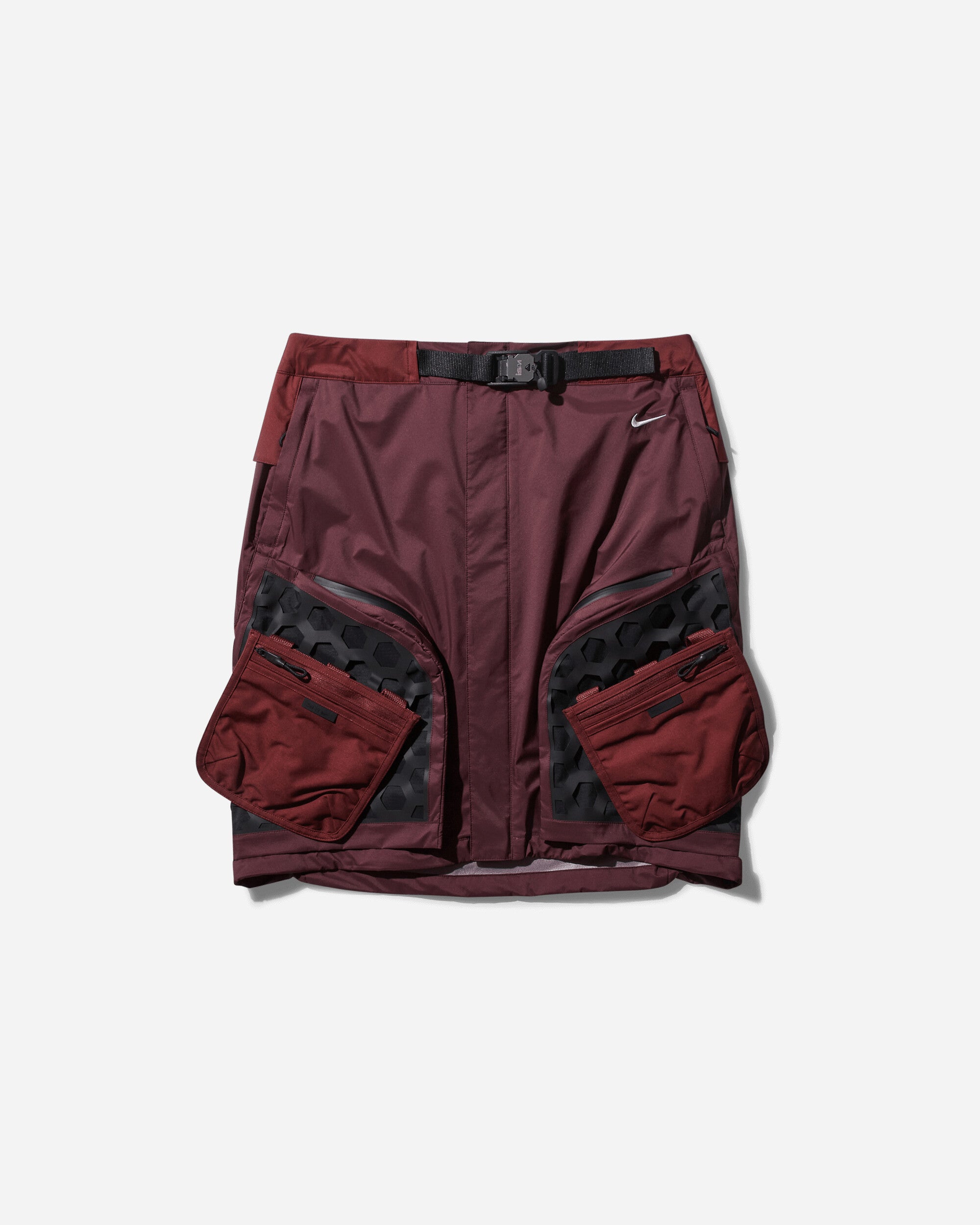 Nike Wmns W Nrg Ispa Mlle Skirt Burgundy Crush/Team Red Skirts Midi HM5009-652