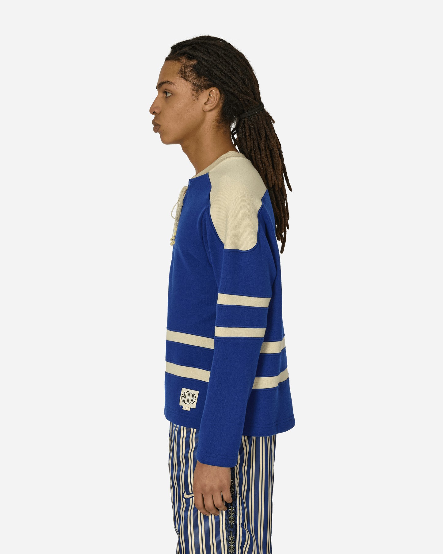 Nike M Nrg O Lacing Knit Bode Deep Royal Blue/Ecru Knitwears Sweaters FJ0217-455