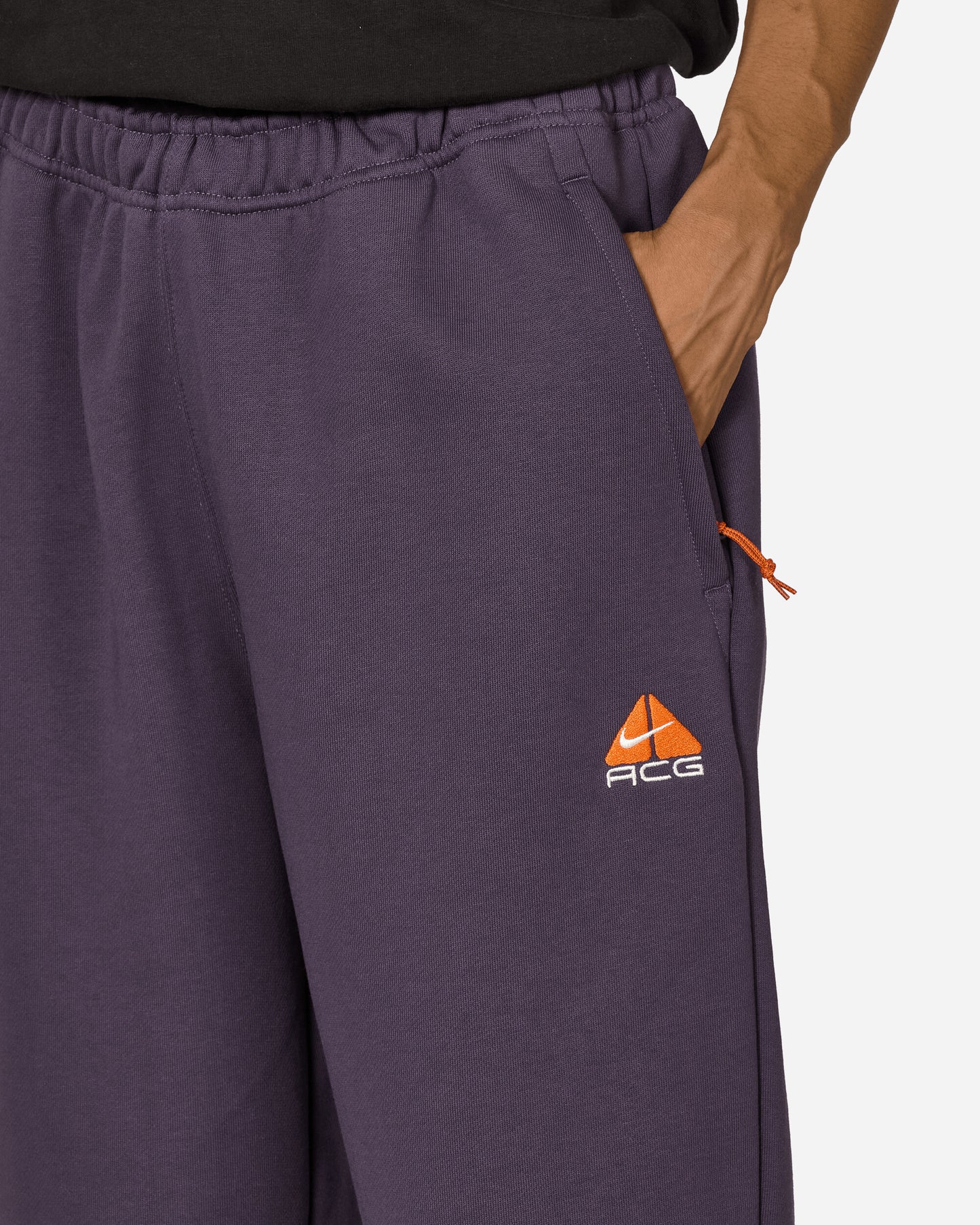 Nike U Acg Tf Rpl Tuf Flc Lungs Pnt Dark Raisin/Safety Orange Pants Sweatpants FV8650-573