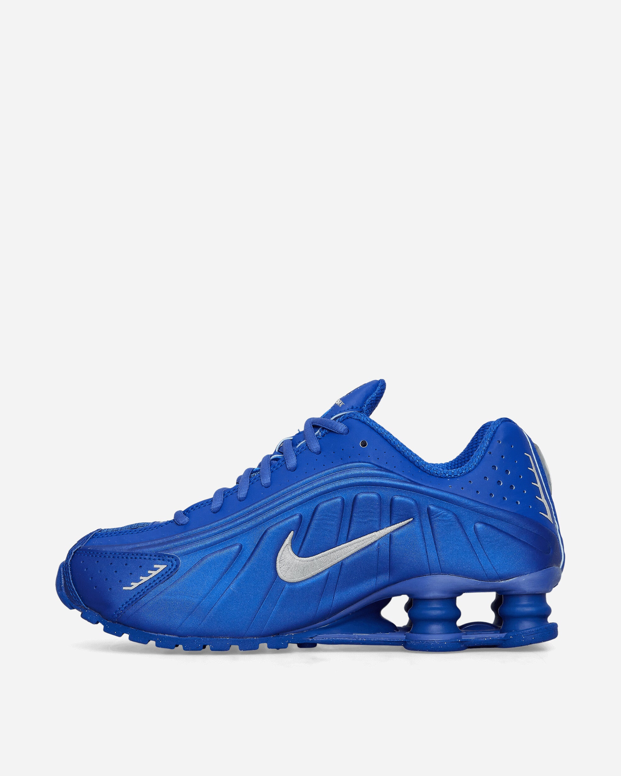 Nike Wmns W Nike Shox R4 Racer Blue/Metallic Silver Sneakers Mid HJ7303-445