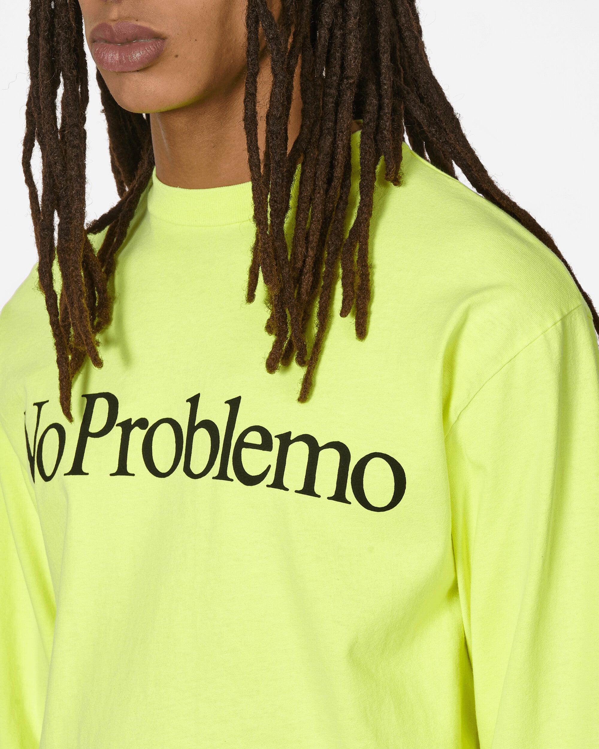 No Problemo No Problemo Fluoro Ls Tee Fluoro Yellow T-Shirts Longsleeve NPAR00621 YELLOW