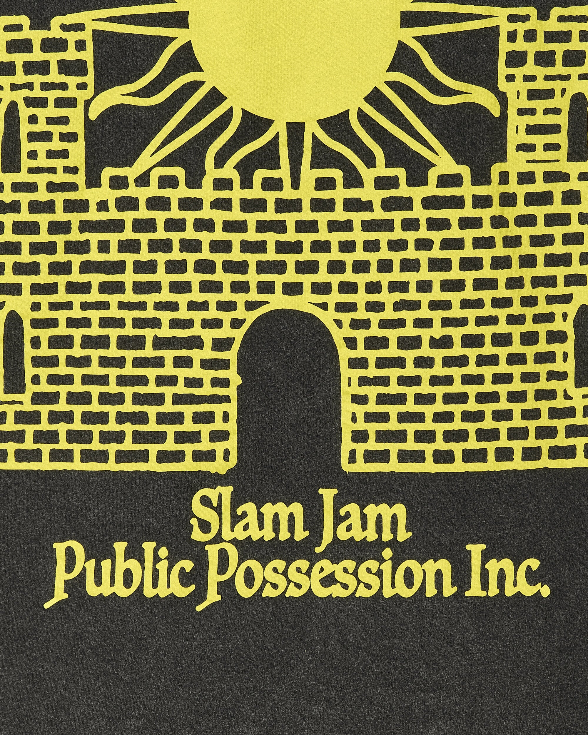 Public Possession "My Castle Is Your Castle" T-Shirt Pebble Black T-Shirts Shortsleeve PPMODA-SL-001  1