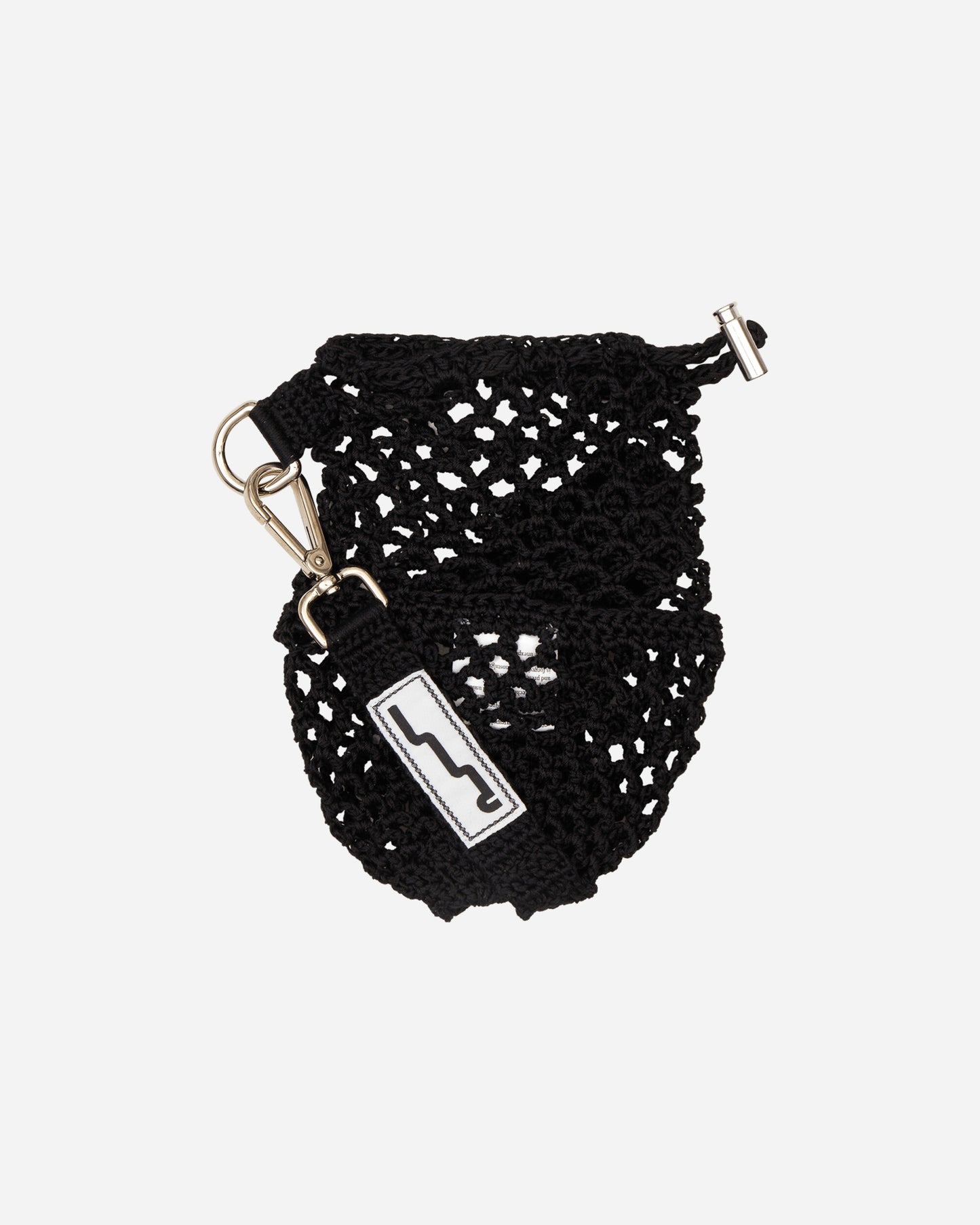 SSU Wmns Crochet Mesh Stitch Crossbody Bag Black Bags and Backpacks Shoulder Bags CRMSTCB BLACK