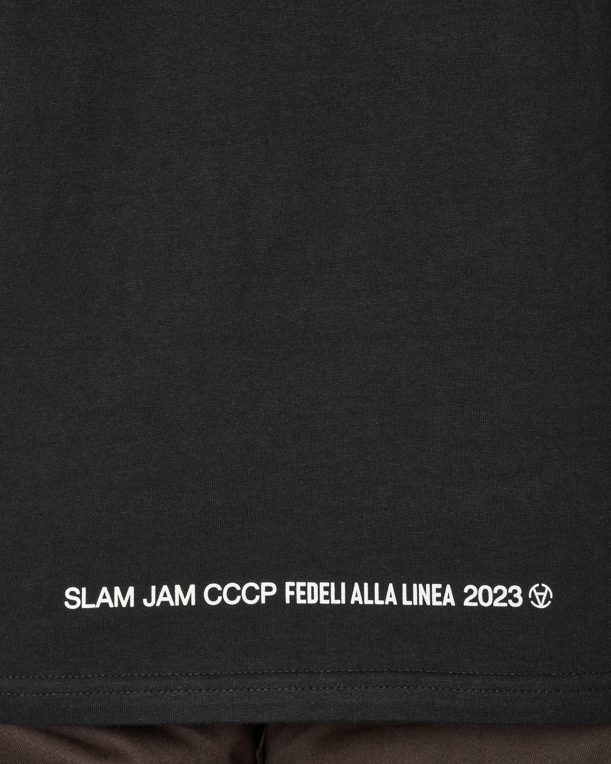 Slam Jam Fedeli Alla Linea 1984-2024 Tee Black T-Shirts Shortsleeve BBMW034JY29 BLK0001