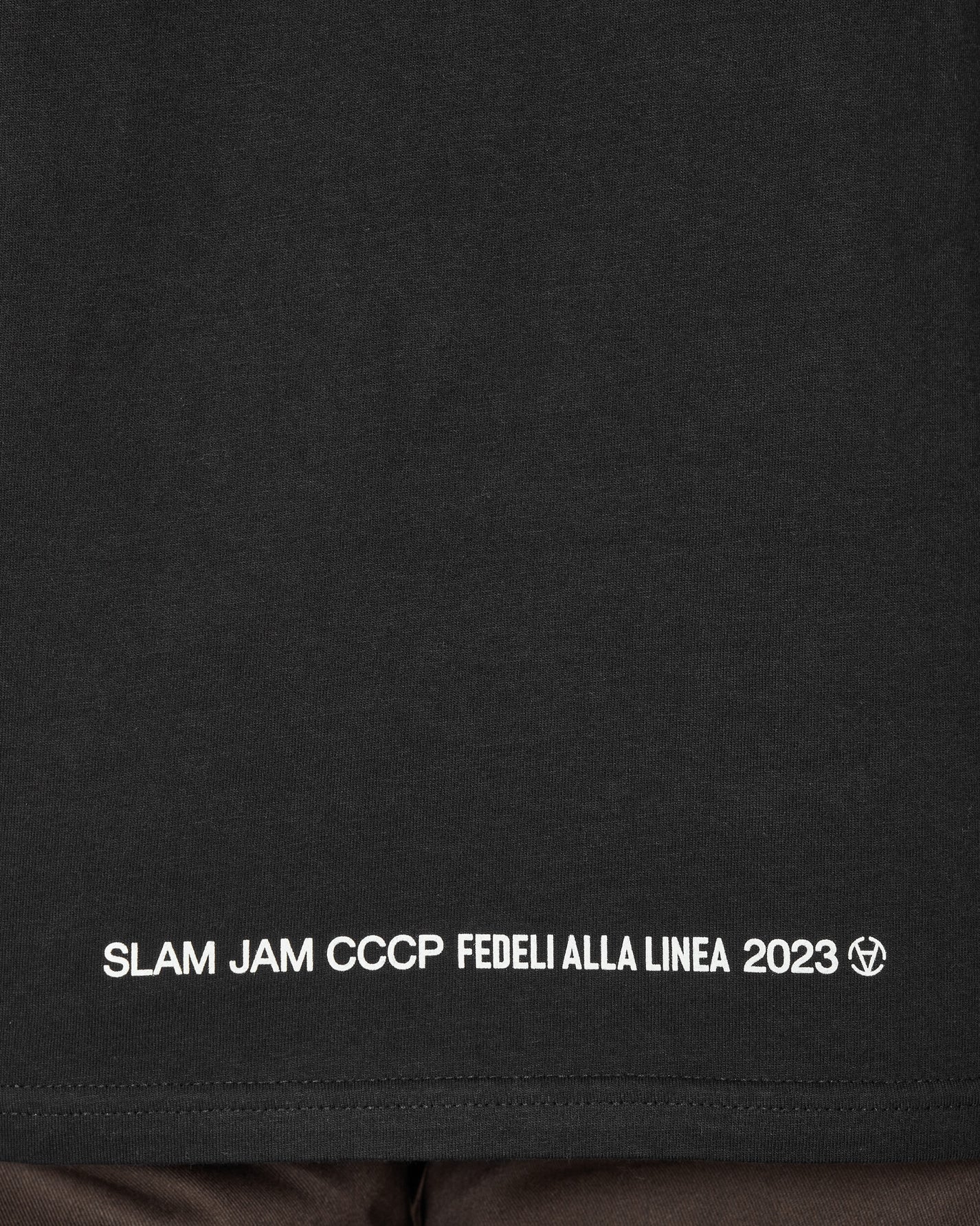 Slam Jam Fedeli Alla Linea 1984-2024 Tee Black T-Shirts Shortsleeve BBMW034JY29 BLK0001