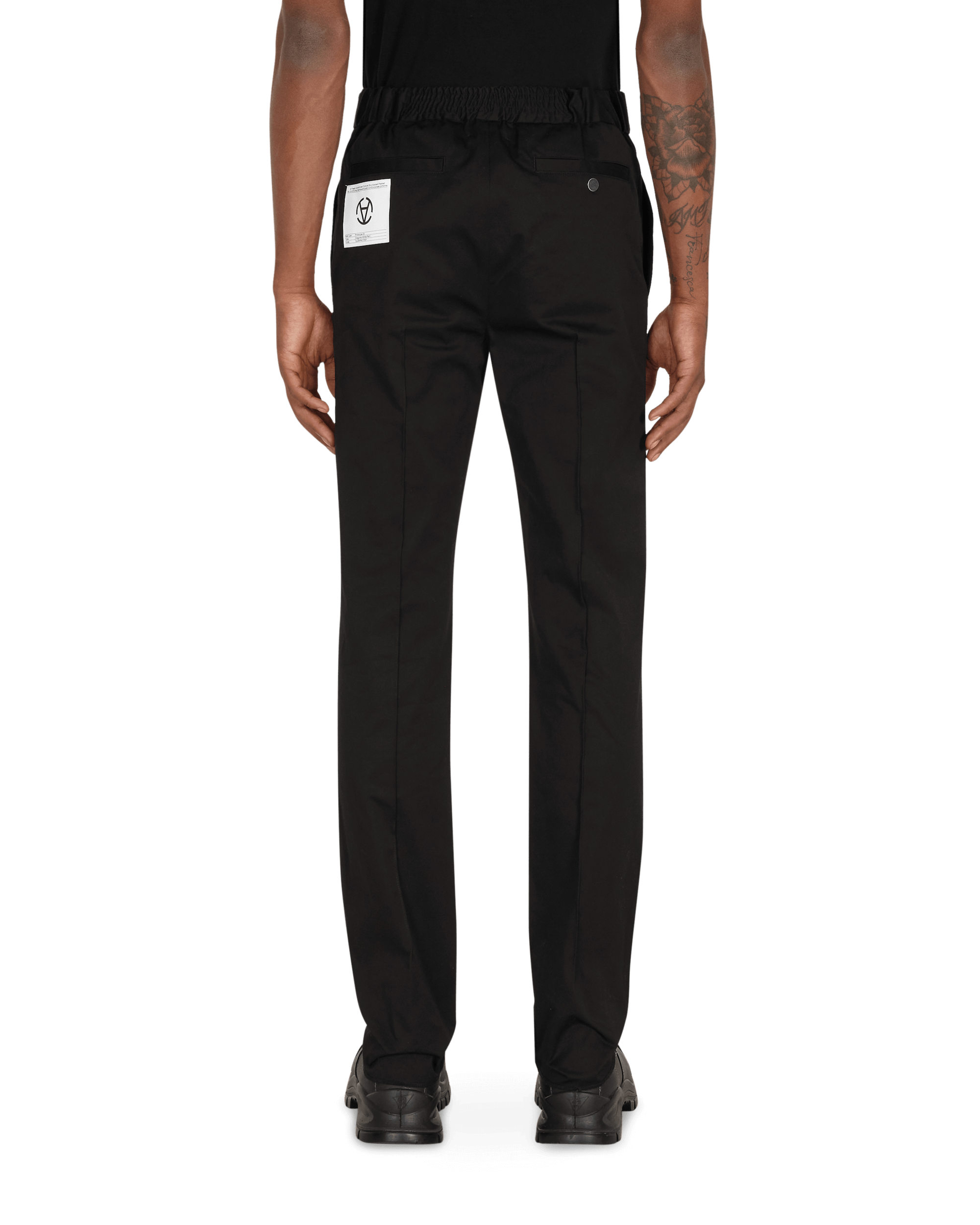 Slam Jam DIAGONAL ATTICA PANT Black Pants Trousers SJZMPA01FA01 BLK001