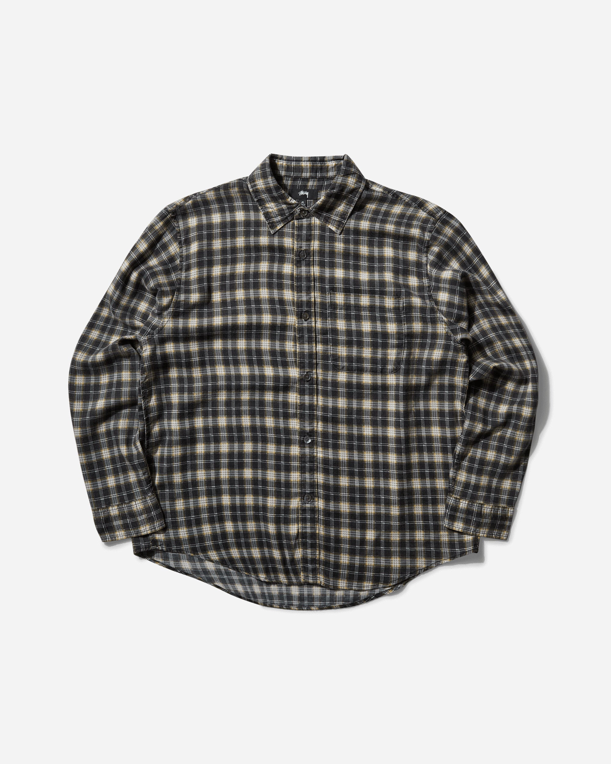 Stüssy Matthew Plaid Shirt Black Shirts Longsleeve Shirt 1110328 0001