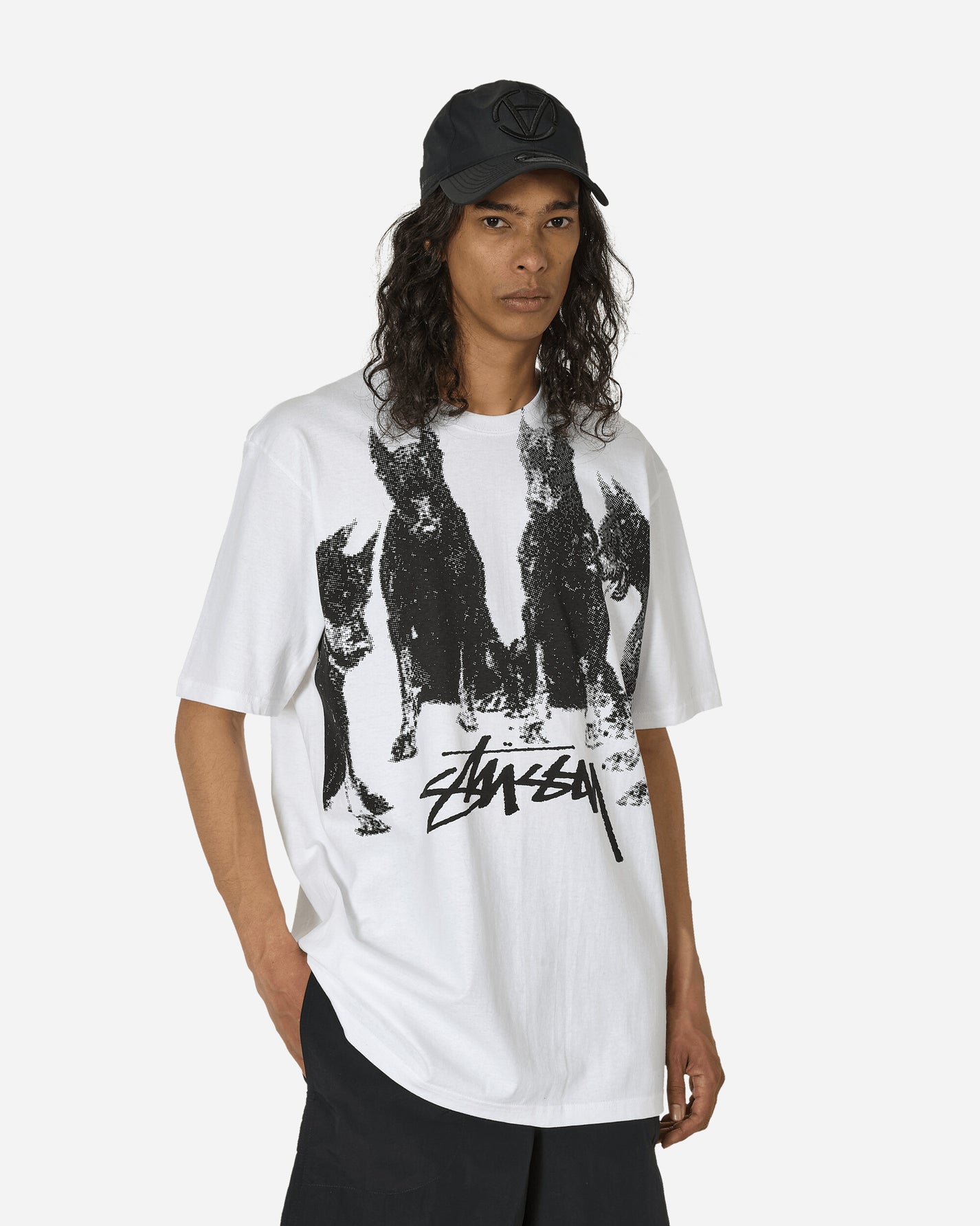 Stüssy Dobermans Tee White T-Shirts Shortsleeve 1904997SJ 1201