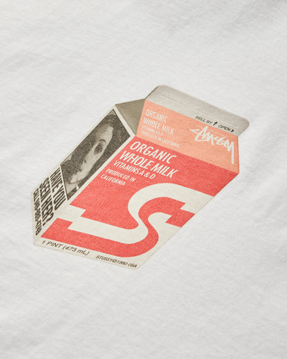 Stüssy Milk Tee White T-Shirts Shortsleeve 1905036 1201