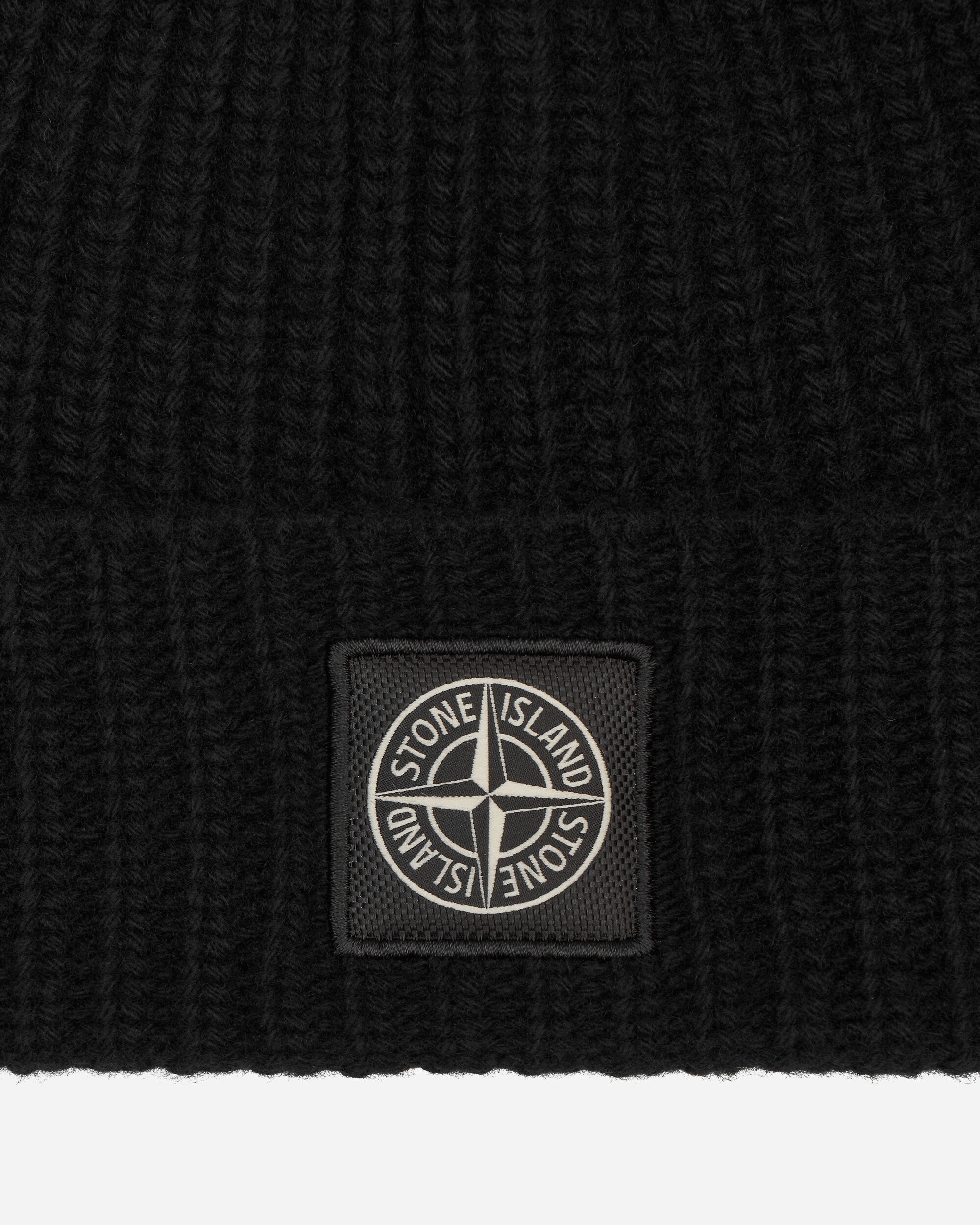 Stone Island Wool Beanie Black Hats Beanies 8115N10B5 A0029