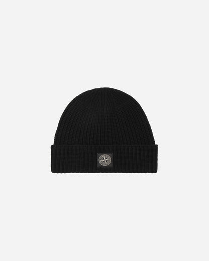 Stone Island Wool Beanie Black Hats Beanies 8115N10B5 A0029