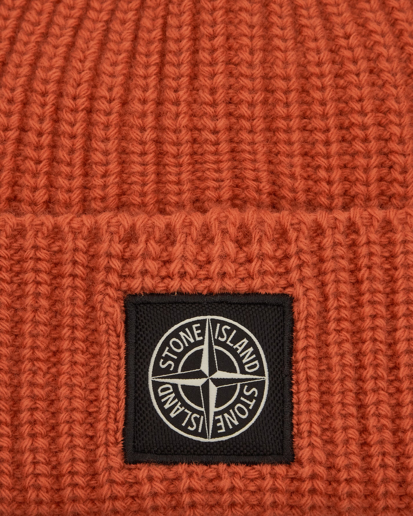 Stone Island Wool Beanie Orange Hats Beanies 8115N10B5 V0032