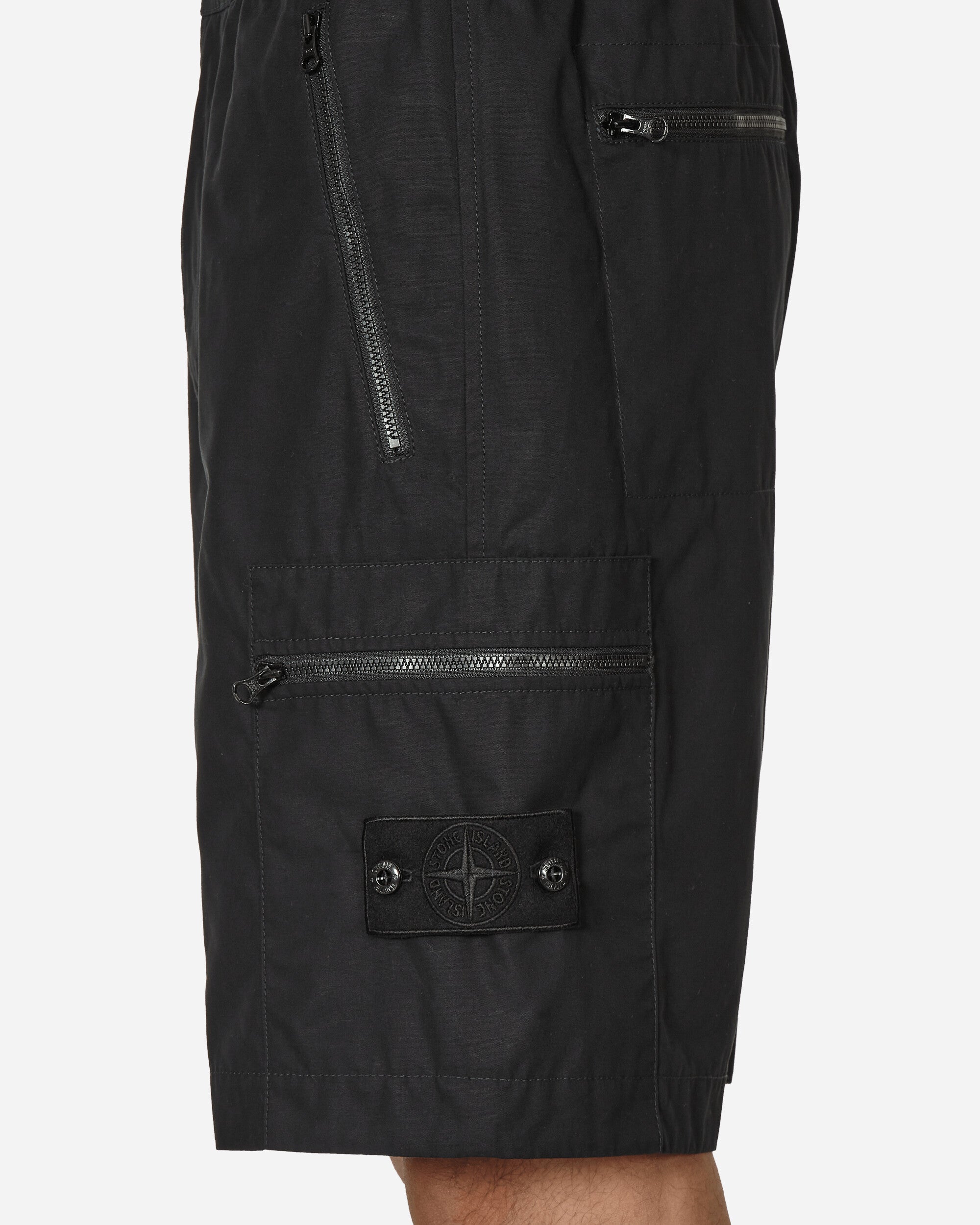 Stone Island Bermuda Comfort Ghost Black Shorts Short 8015L07F1 V0029