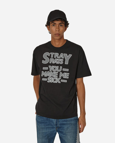 Stray Rats You Make Me Sick Tee Black T-Shirts Shortsleeve SRT1165 BLACK