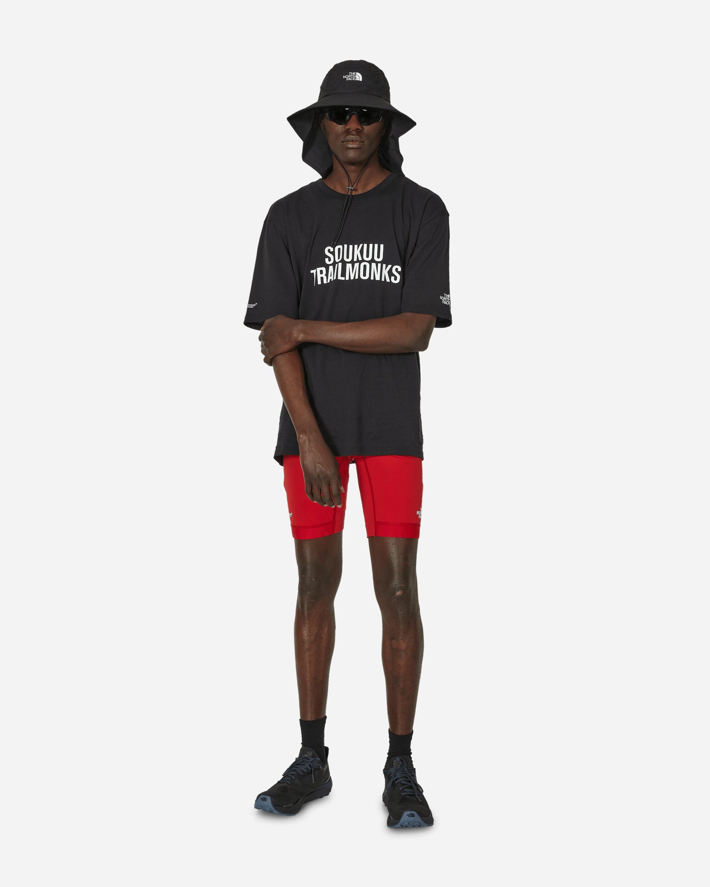 The North Face Project X Tnf X Project U Performance Short Tight Chili Pepper Red-TNF Black Shorts Short NF0A87UM VOL1