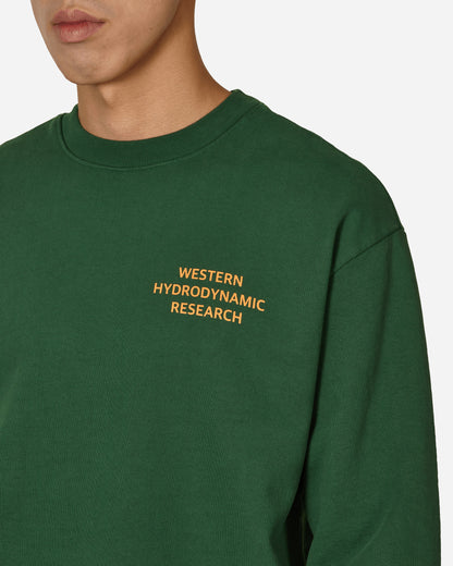 WESTERN HYDRODYNAMIC RESEARCH Worker Crew Olive Sweatshirts Crewneck MWHR23FW80013-M OLIVE