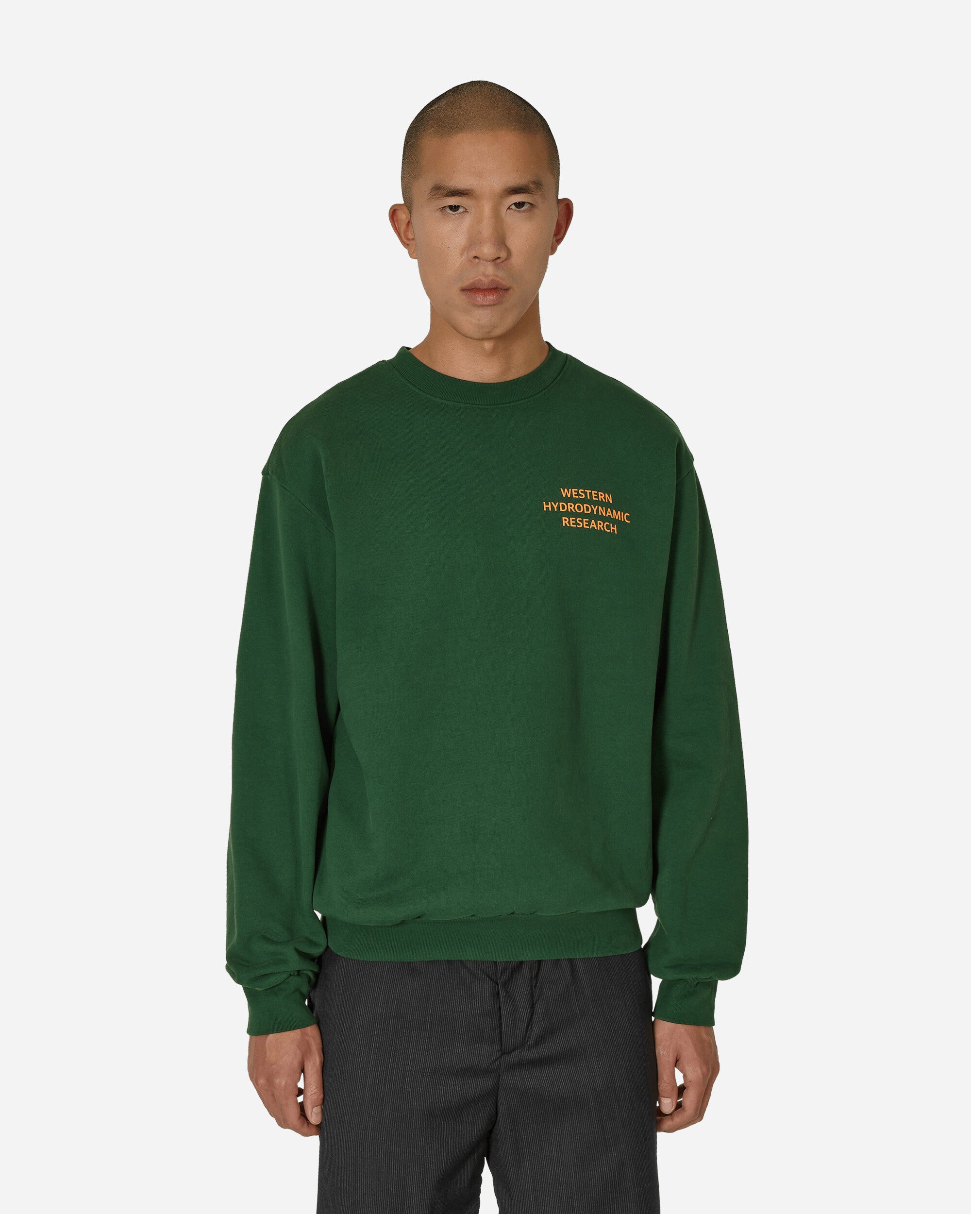 Worker Crewneck Sweatshirt Olive