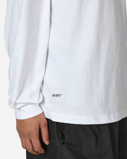 WTAPS Dt Cut & Sewn White T-Shirts Longsleeve 241ATDT-CSM17 WHT