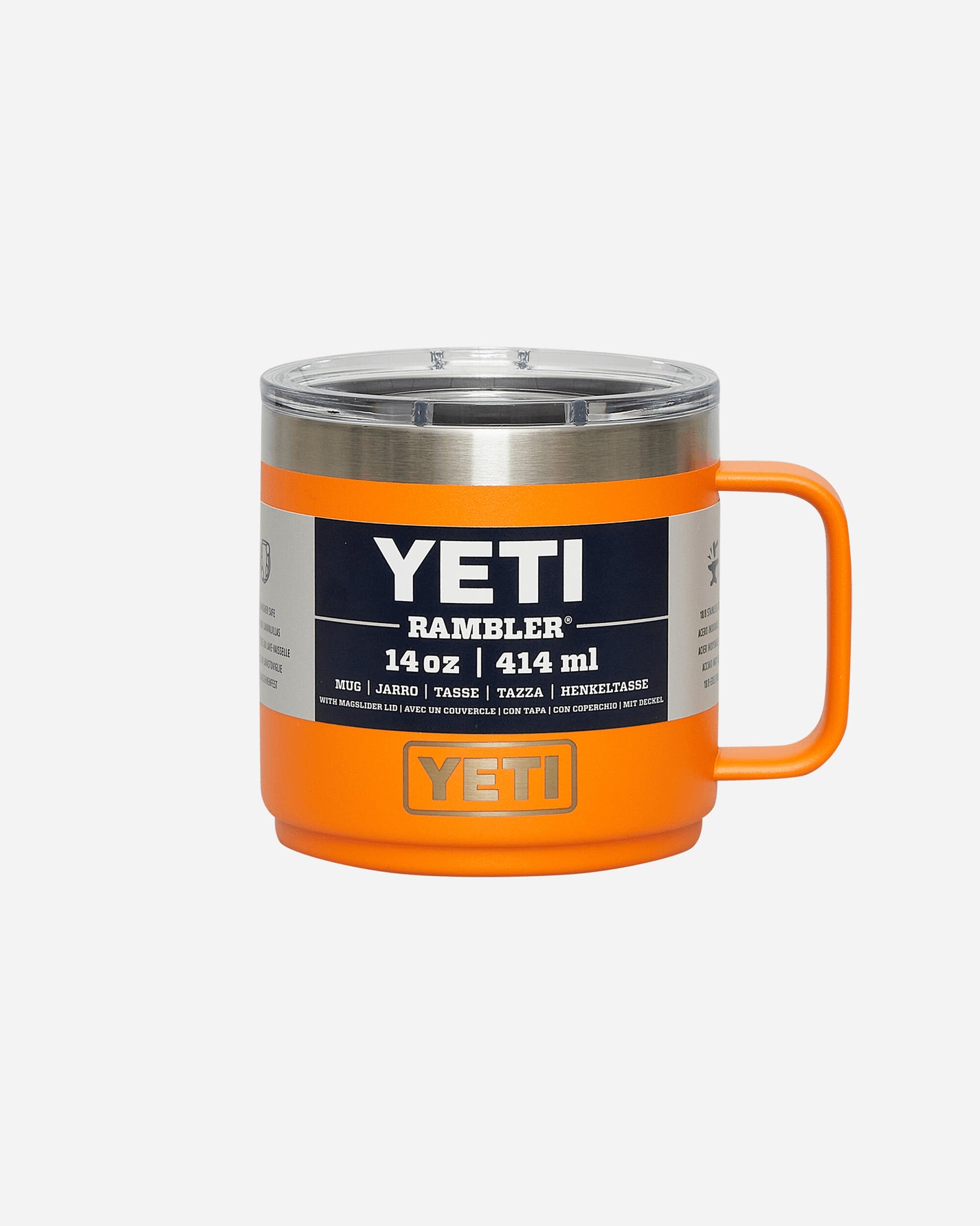 YETI Rambler 14 Oz Mug King Crab Orange Equipment Bottles and Bowls 0304 KCO